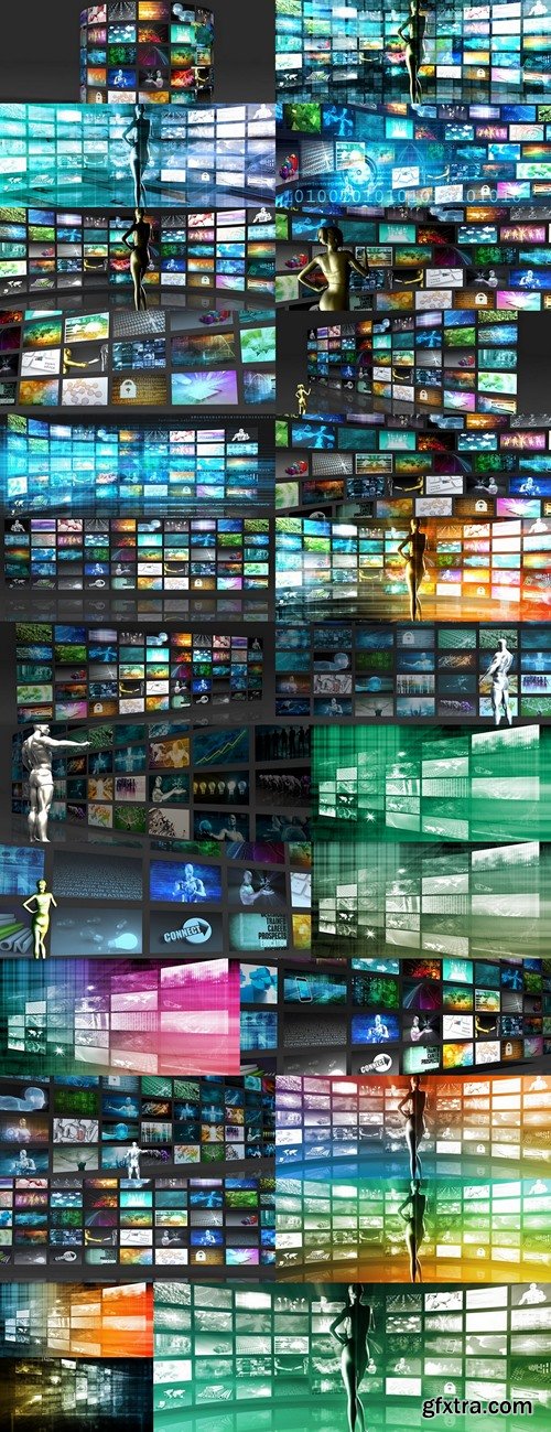 Media Technologies Concept