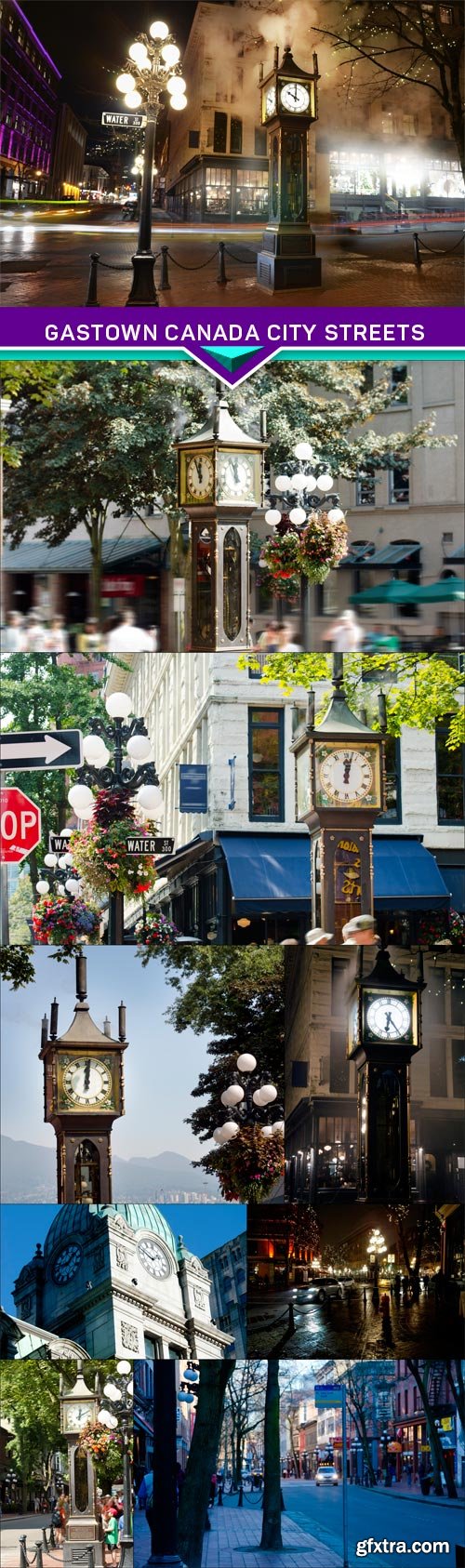 Gastown Canada city streets 9X JPEG