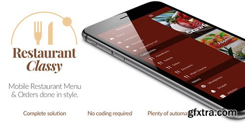 CodeCanyon - Restaurant Ionic Classy v1.0 - Full Application with Firebase backend - 18829342