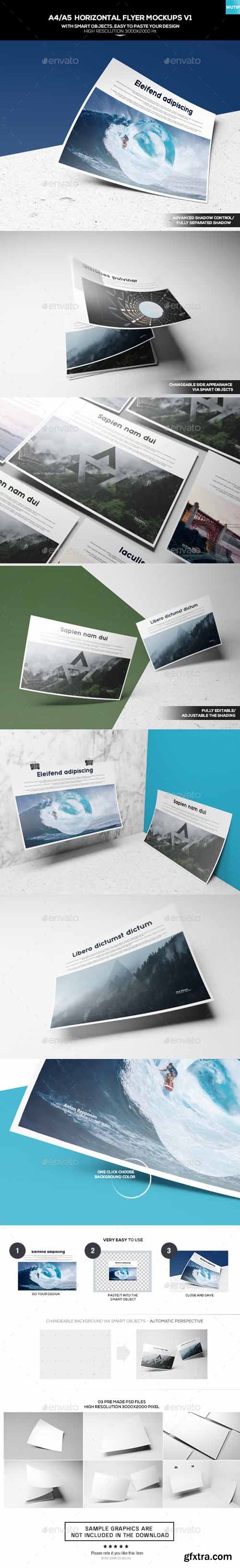 GR - A4/A5 Horizontal Flyer Mockups 17458204