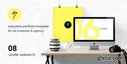 ThemeForest - SEVEN - Portfolio for Creatives Agency (Update: 16 May 15) - 10336483