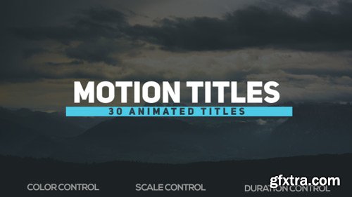 Videohive - Motion Titles - 18721403