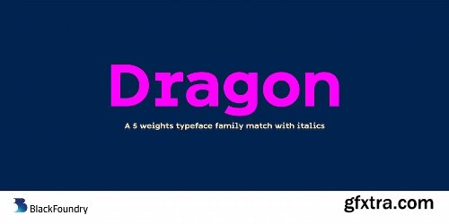 Dragon Font Family 10 Fonts