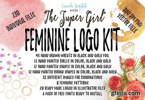 CM - Super Girl Feminine Logo Kit 793561