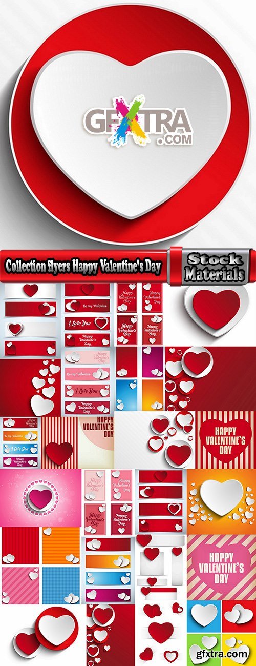 Collection flyers Happy Valentine's Day #4-25 Eps