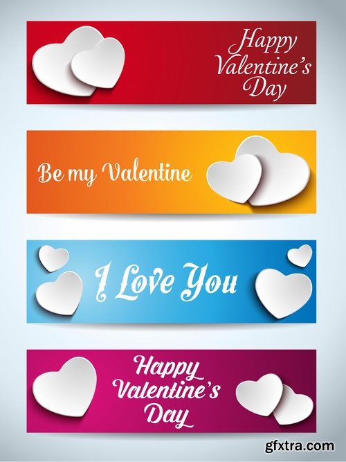 Collection flyers Happy Valentine's Day #4-25 Eps