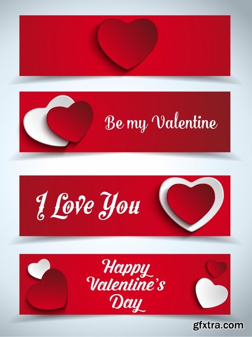 Collection flyers Happy Valentine's Day #4-25 Eps