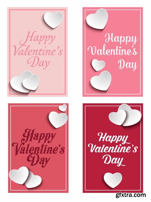 Collection flyers Happy Valentine's Day #4-25 Eps