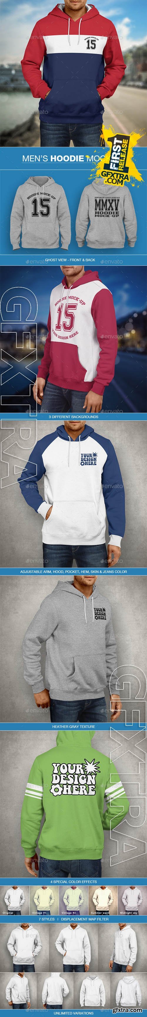 Graphicriver Hoodie Mockup | Men's Edition 10678704