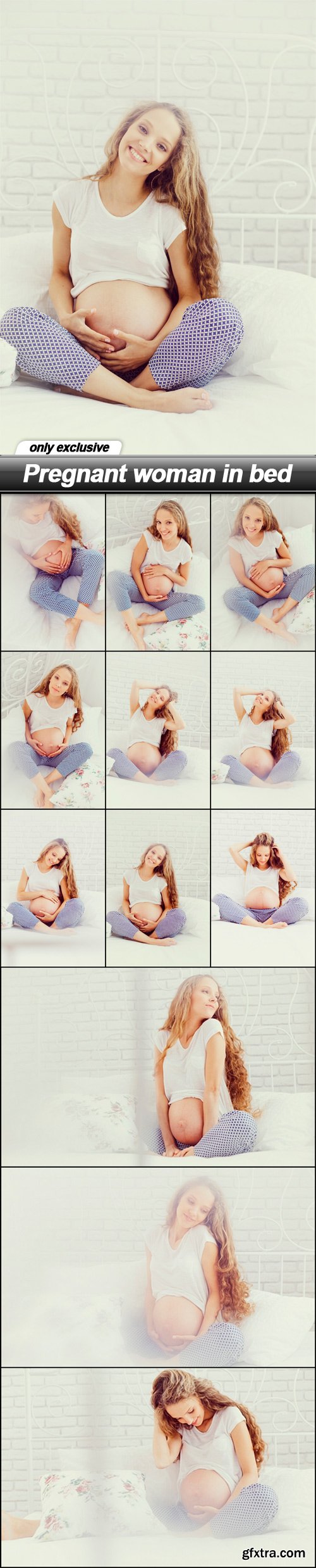 Pregnant woman in bed - 12 UHQ JPEG