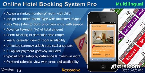 CodeCanyon - Online Hotel Booking System Pro v1.2 - 4606514