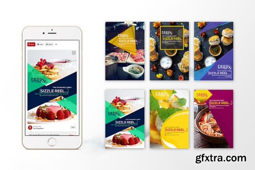 30 Pinterest ad banners-Food & Restaurant