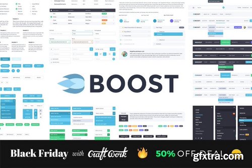 Creativemarket Boost UI Kit 191687