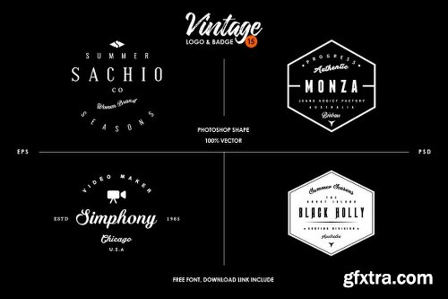 Vintage Logo & Badge Vol. 15