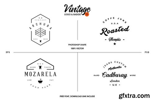 Vintage Logo & Badge Vol. 11