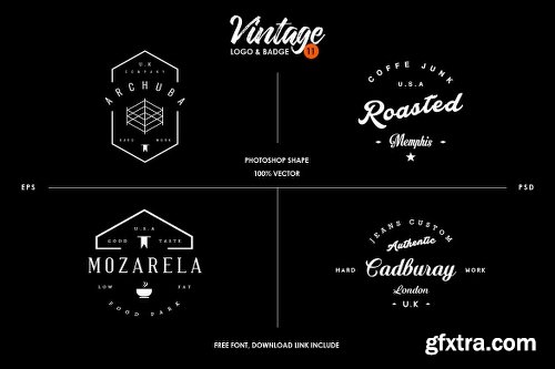 Vintage Logo & Badge Vol. 11