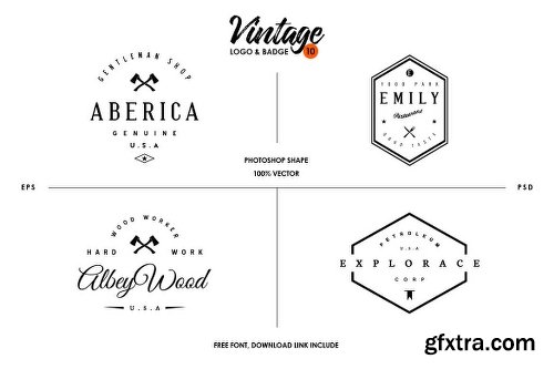 Vintage Logo & Badge Vol. 10