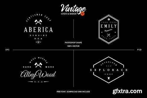 Vintage Logo & Badge Vol. 10