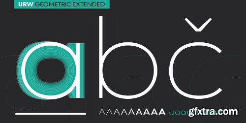 URW Geometric Extended Font Family 20 Fonts