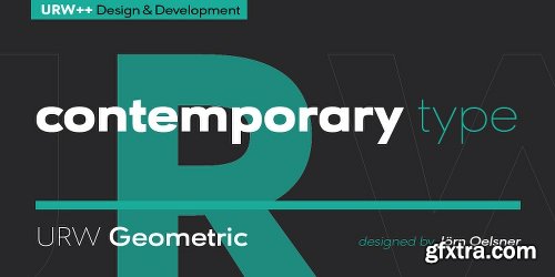 URW Geometric Extended Font Family 20 Fonts