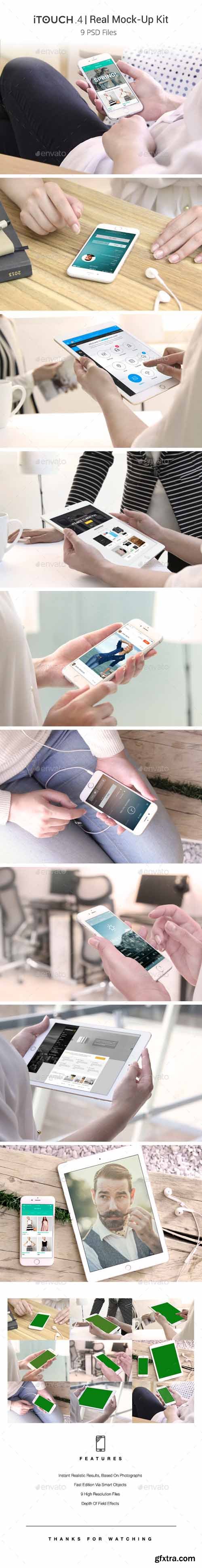 GR - iTouch 4 | 09 Photorealistic MockUp 11839823