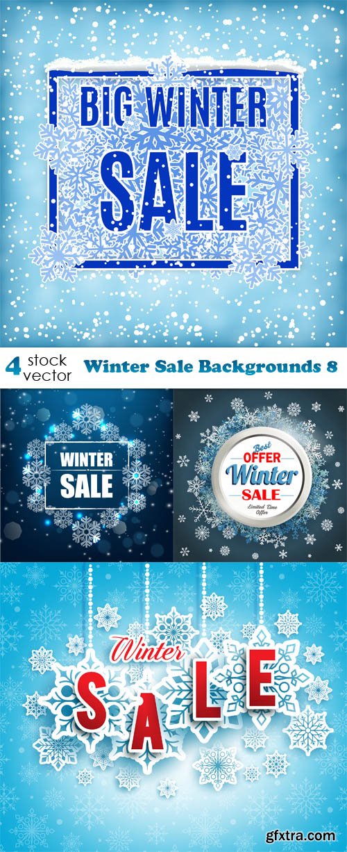 Vectors - Winter Sale Backgrounds 8