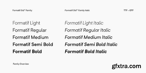 FORMATIF STD Font Family 10 Fonts