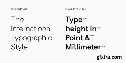 FORMATIF STD Font Family 10 Fonts