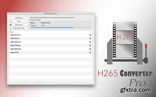 H265 Converter Pro 1.3.1 (Mac OS X)