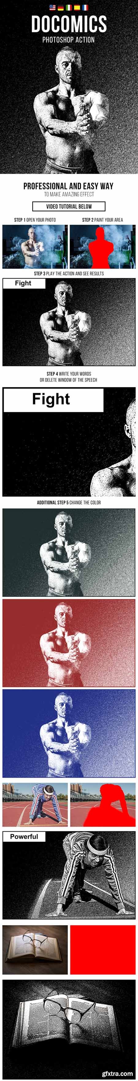 GraphicRiver - Docomics Photoshop Action 17163773