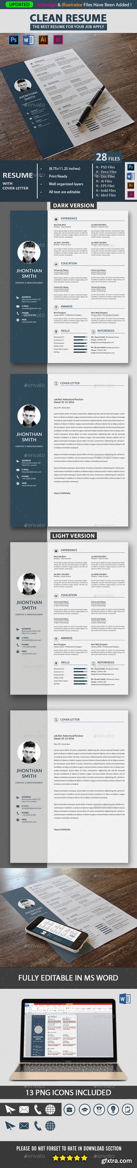 GraphicRiver - Resume 18501811