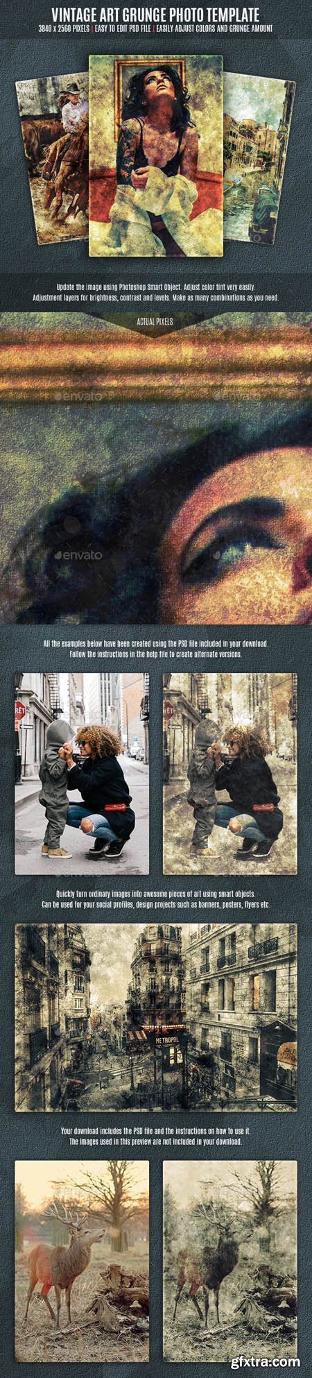 GraphicRiver - Vintage Art Grunge Photo Template 18628940