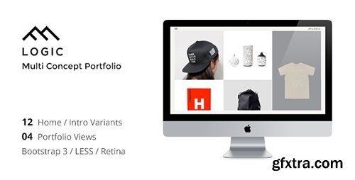 ThemeForest - LOGIC - Minimal Multi-Concept Portfolio Template (Update: 16 May 15) - 10604553