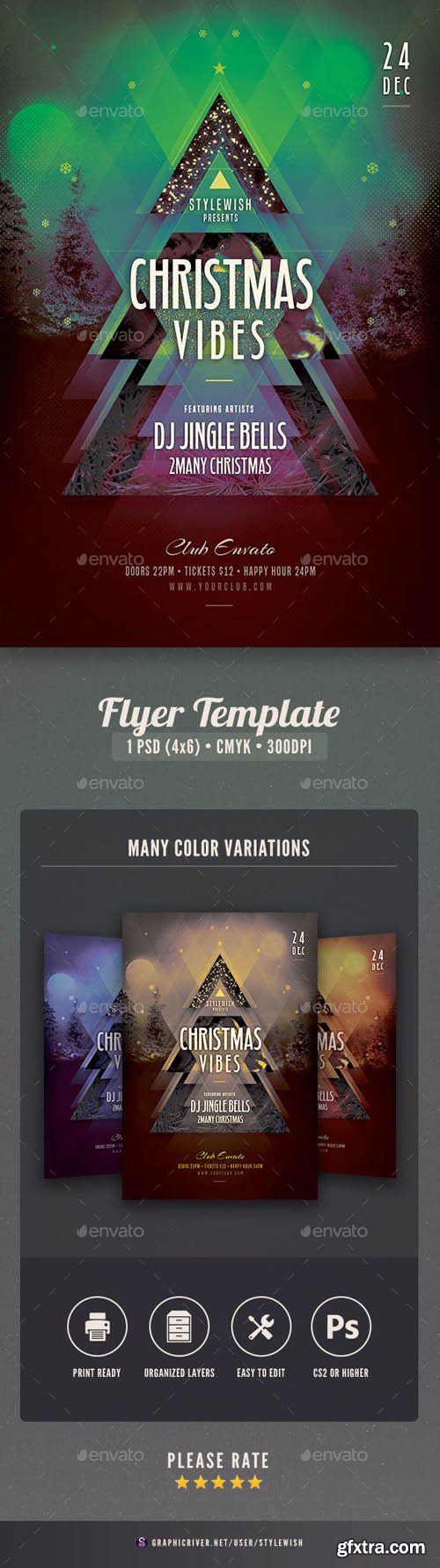 GR - Christmas Vibes Flyer Template 18594700