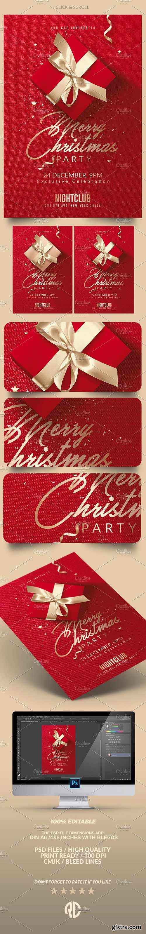 CM - Red Christmas - Invitation | Flyer 1049634