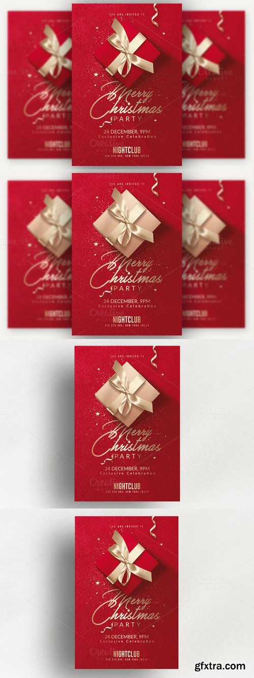 CM - Red Christmas - Invitation | Flyer 1049634