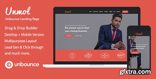 ThemeForest - Unbounce Responsive Landing Page Template - Unmol (Update: 17 November 16) - 18676386