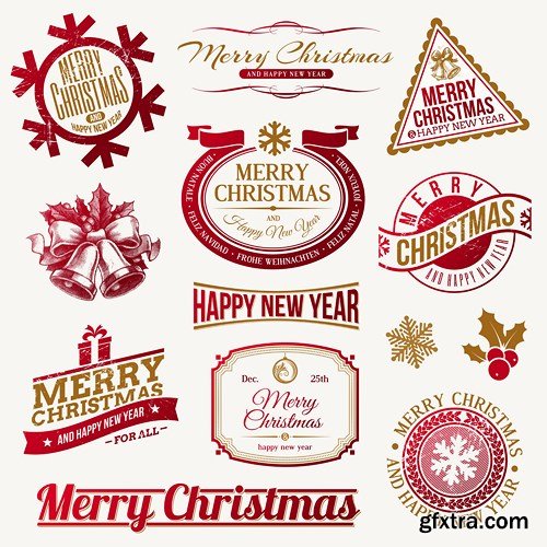 Christmas Bundle Collection #4 - 25 Vector