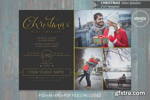 CM - Christmas Mini Session Template 997194