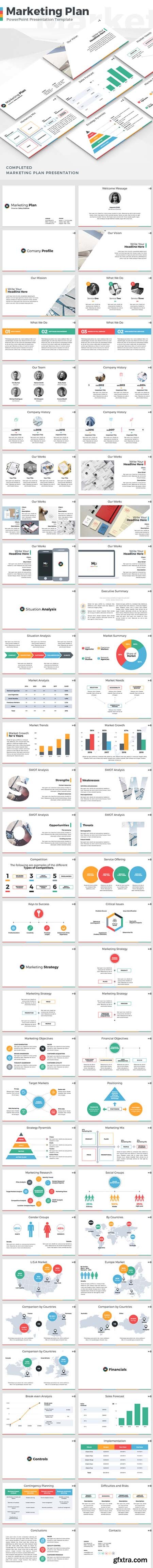 GraphicRiver - Marketing Plan - PowerPoint Presentation Template 18603544