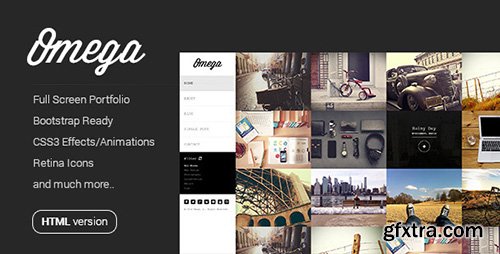 ThemeForest - Omega - Full Width HTML Portfolio (Update: 28 January 15) - 7595106