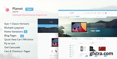 ThemeForest - Planet Store v1.0 - Ecommerce HTML Template - 13915853