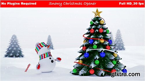 Videohive Snowy Christmas Opener 18825902