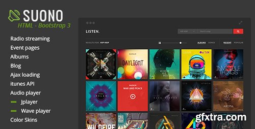 ThemeForest - Suono v1.0 - Music, Radio and Events - 15362732