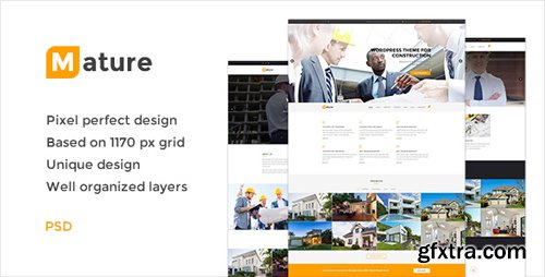 ThemeForest - Mature — Building & Construction PSD Template 18824248