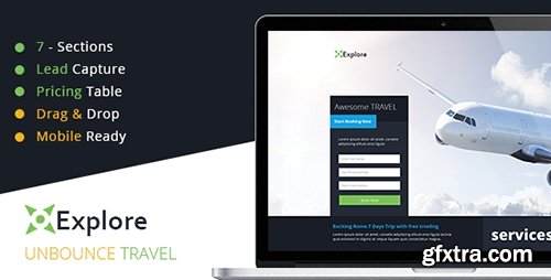 ThemeForest - Explore v1.0 - Travel Unbounce Template - 10911116