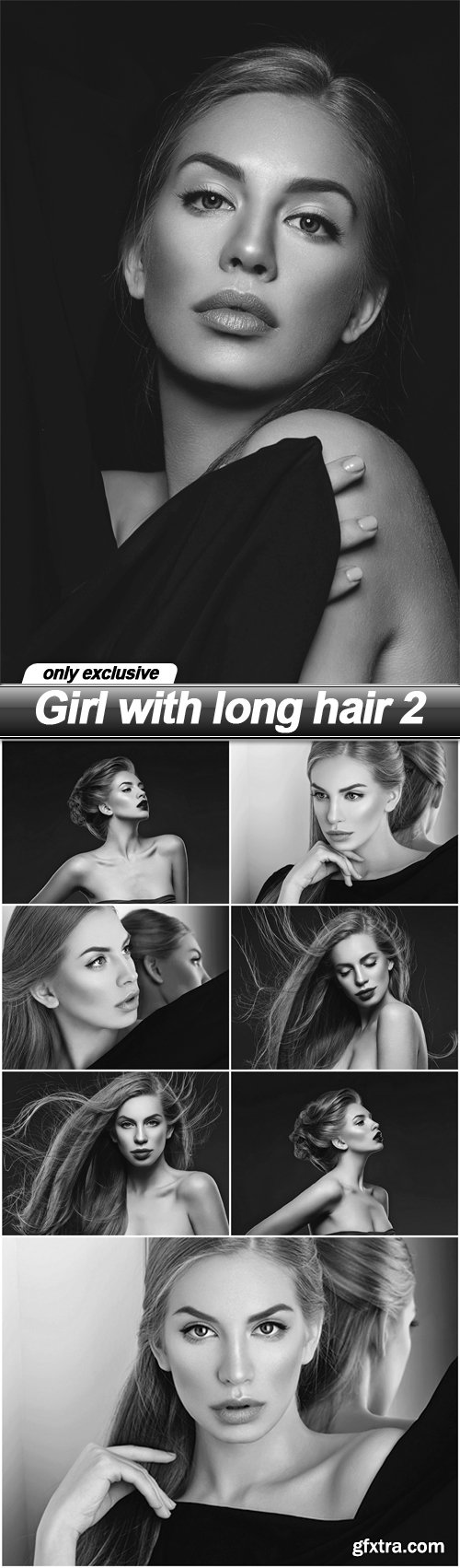 Girl with long hair 2 - 8 UHQ JPEG