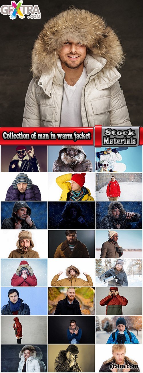 Collection of man in warm jacket clothes 25 HQ Jpeg