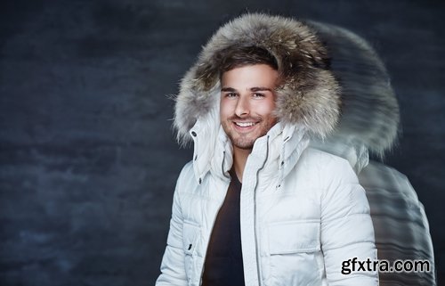 Collection of man in warm jacket clothes 25 HQ Jpeg