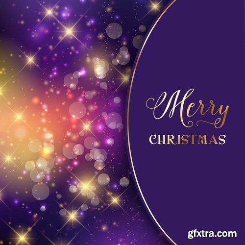 Collection of New Year illustration Christmas decoration gift holiday tree toy logo 2-25 HQ Jpeg